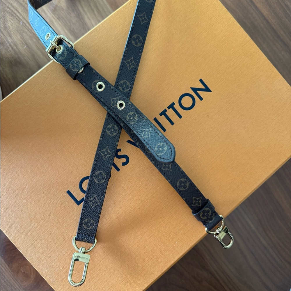 Louis Vuitton Black and Gold Crossbody Bag